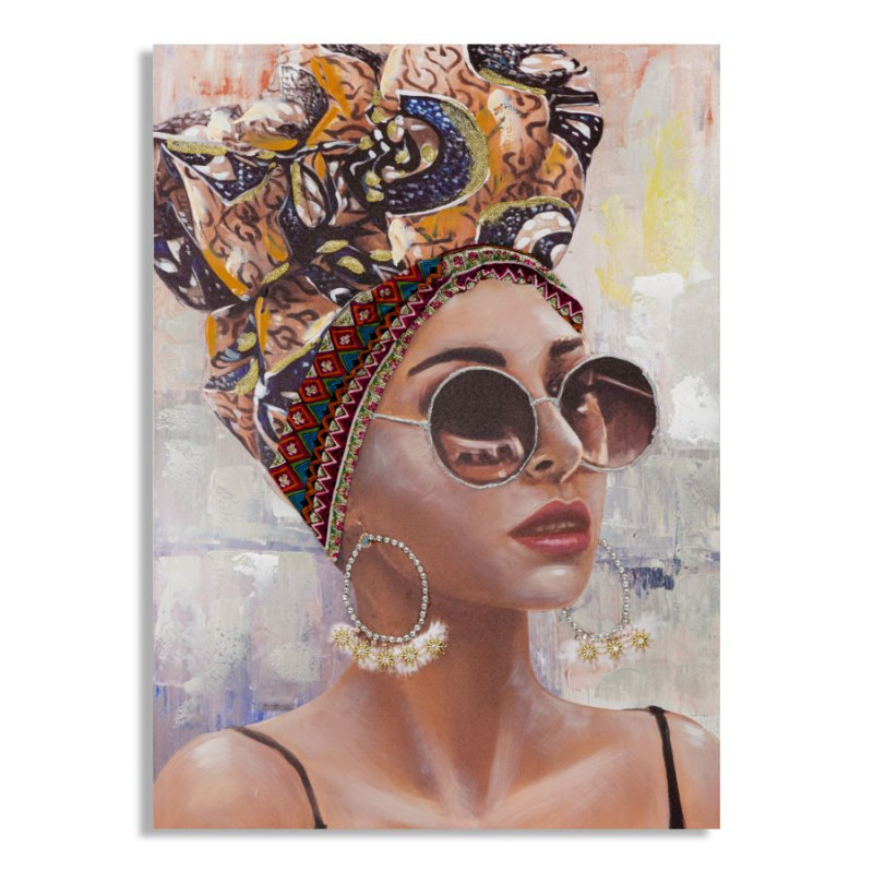 PEINTURE SUR TOILE JENNIFER -A- CM 70X3X100