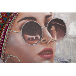 PEINTURE SUR TOILE JENNIFER -A- CM 70X3X100