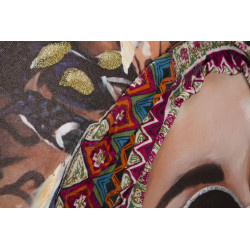 PEINTURE SUR TOILE JENNIFER -A- CM 70X3X100