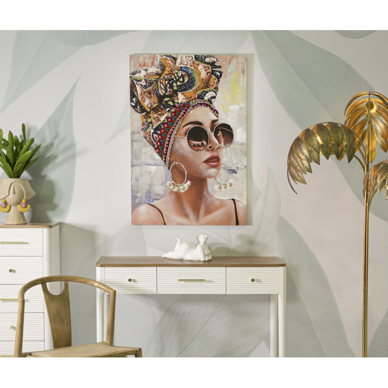 PEINTURE SUR TOILE JENNIFER -A- CM 70X3X100