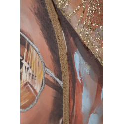 PEINTURE SUR TOILE JENNIFER -B- CM 70X3X100