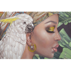 PEINTURE SUR TOILE KLOE VERTICAL CM 90X3X120