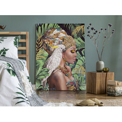 PEINTURE SUR TOILE KLOE VERTICAL CM 90X3X120
