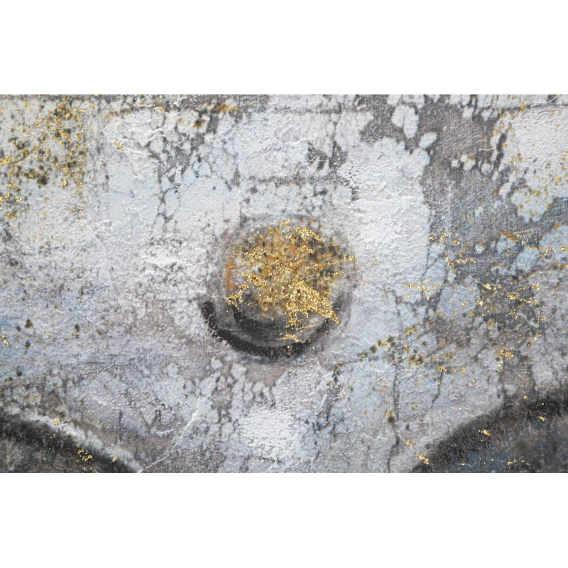 PEINTURE SUR TOILE VISAGE BOUDDHA LUMIÈRE -A- CM 80X3X120