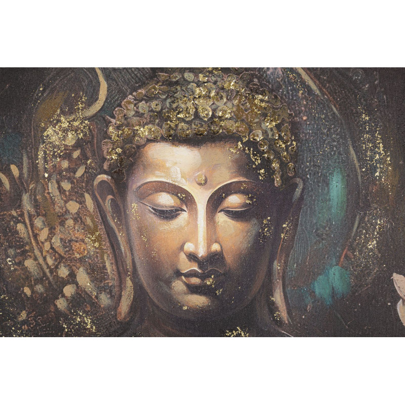 PEINTURE SUR TOILE BOUDDHA -A- 100X3X100 CM