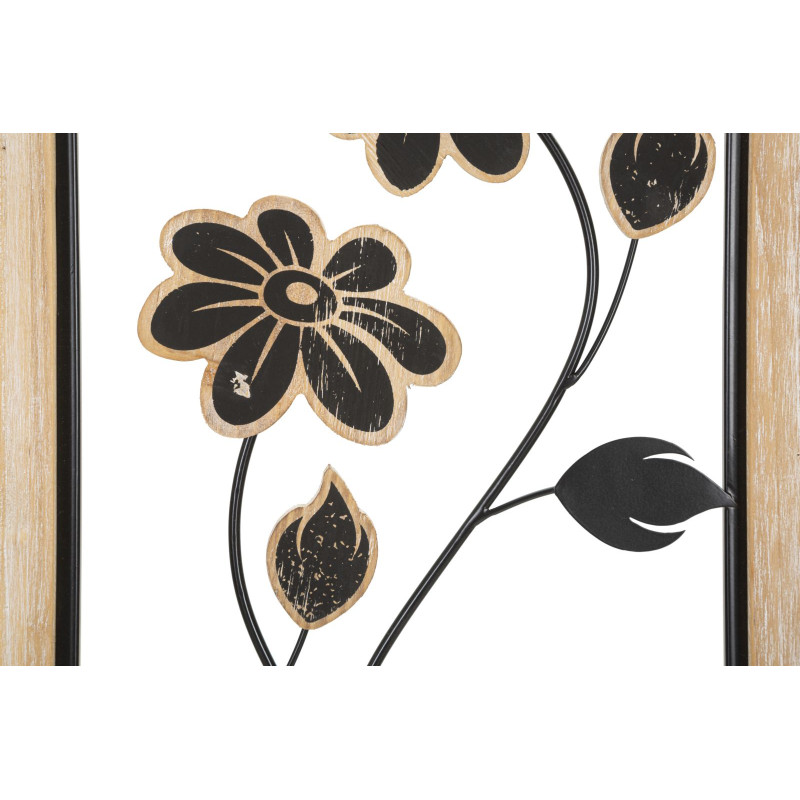 PANNEAU EN FER ET BOIS GIRISH -A- CM 30X2,5X60