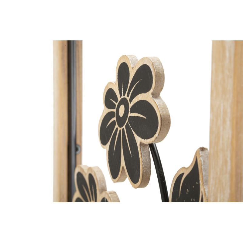 PANNEAU EN FER ET BOIS GIRISH -A- CM 30X2,5X60
