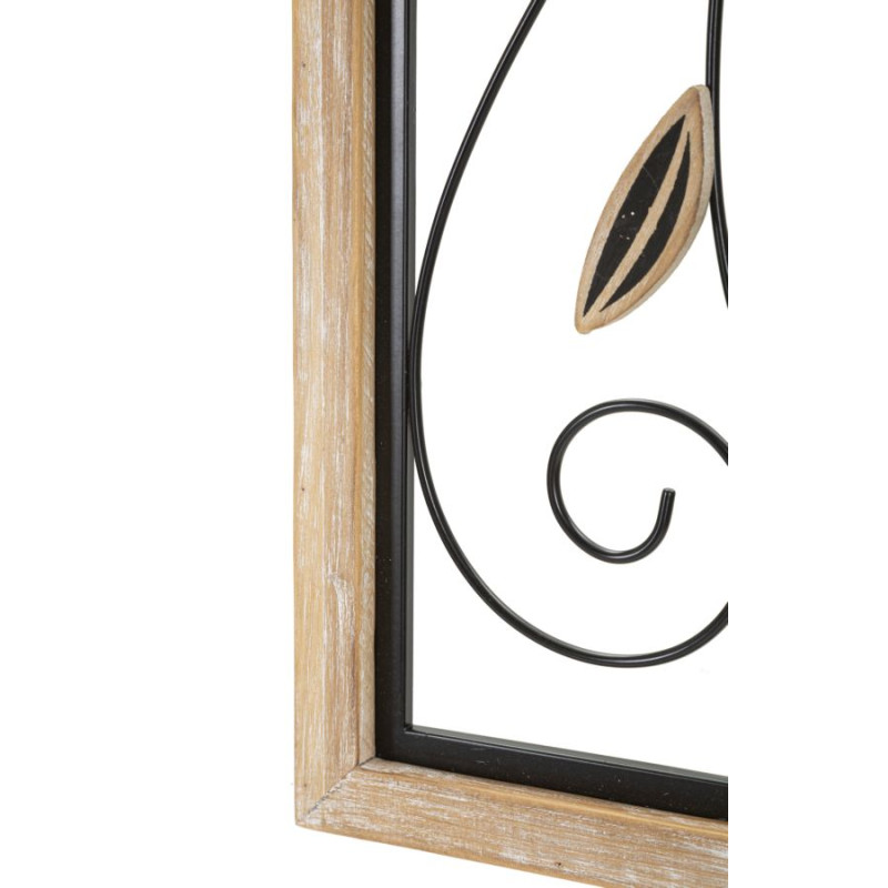 PANNEAU FER ET BOIS KOMAN -A- CM 26X2,5X60