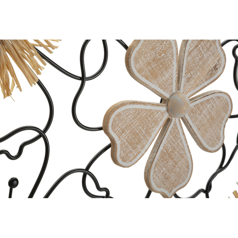 PANNEAU EN FER ET BOIS ITIS CM 75X3,5X42