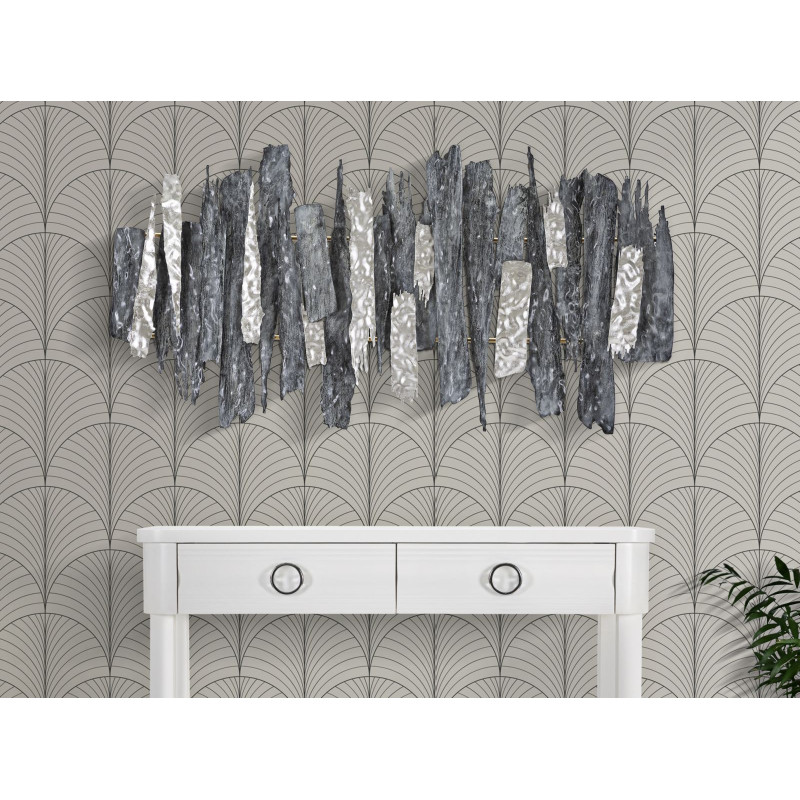 PANNEAU EN FER SCULPTÉ CM 122,6X6,4X62,9