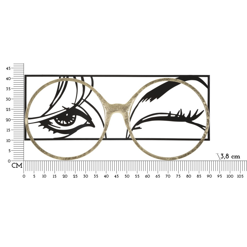 PANNEAU DE FER POUR LUNETTES CM 89,5X3,8X41,3