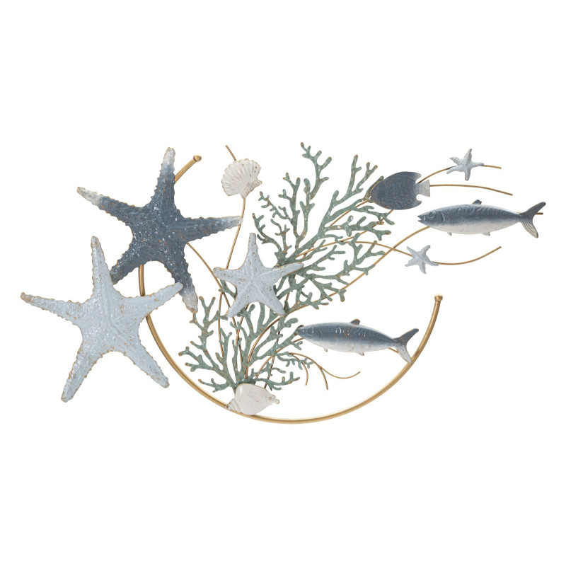 PANNEAU EN FER ÉTOILE DE MER CM 95,3X5X53,3