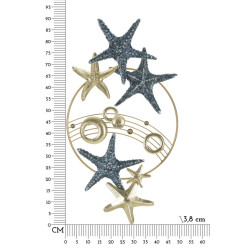 PANNEAU EN FER SEA STAR CM 90,8X3,8X50,2