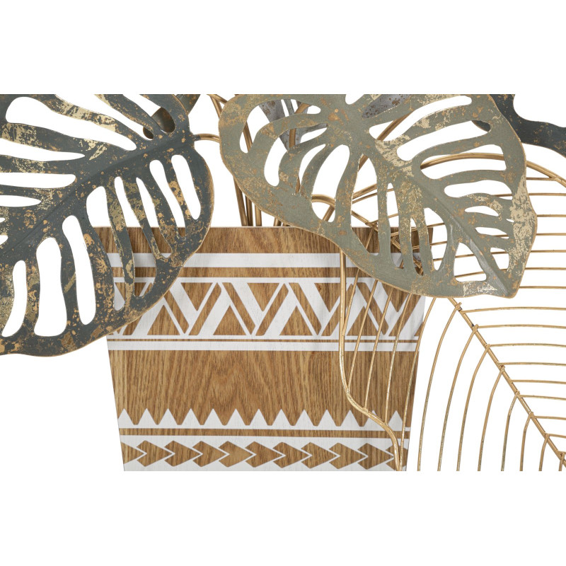 VASE EN PANNEAU DE FER CM 54X6,4X62,9