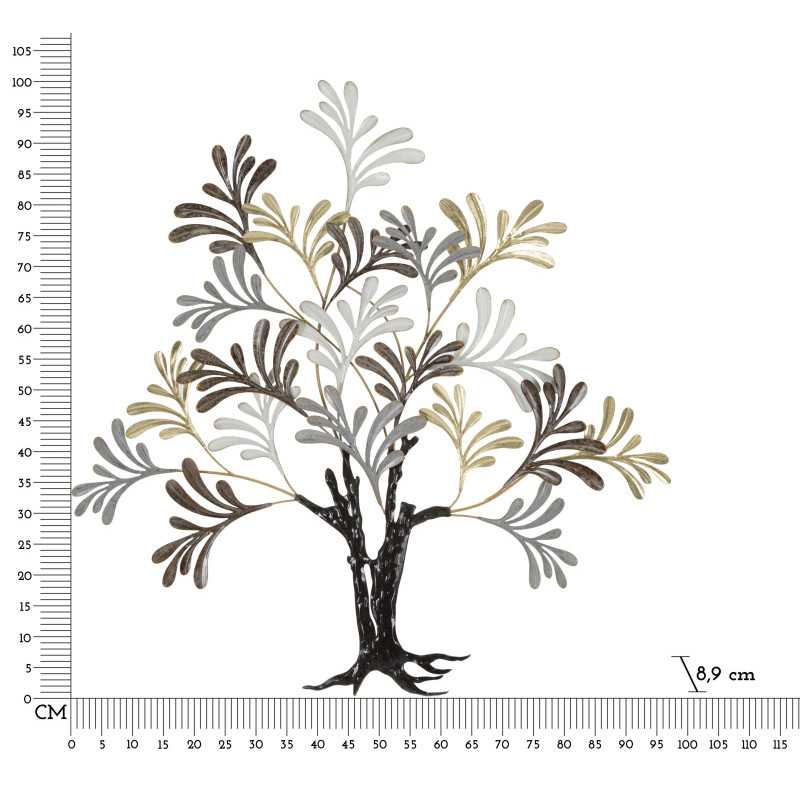 PANNEAU EN FER LIXY TREE CM 97,2X8,9X100,3