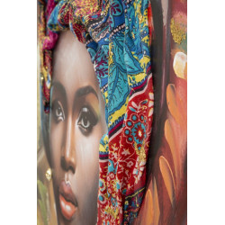 PEINTURE SUR TOILE AVEC CADRE DEVA -B- CM 82X4,5X122