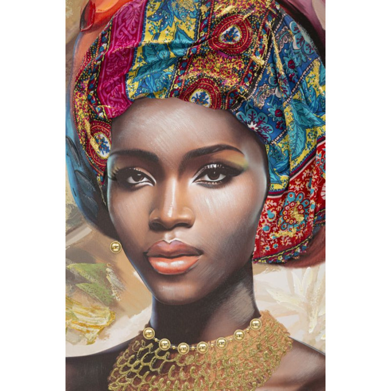 PEINTURE SUR TOILE AVEC CADRE DEVA -B- CM 82X4,5X122