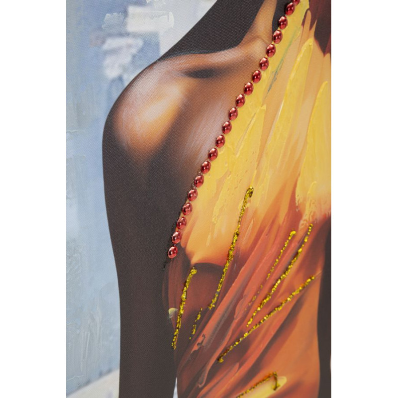 PEINTURE SUR TOILE AVEC CADRE DAPHNE -B- CM 52X4,5X152