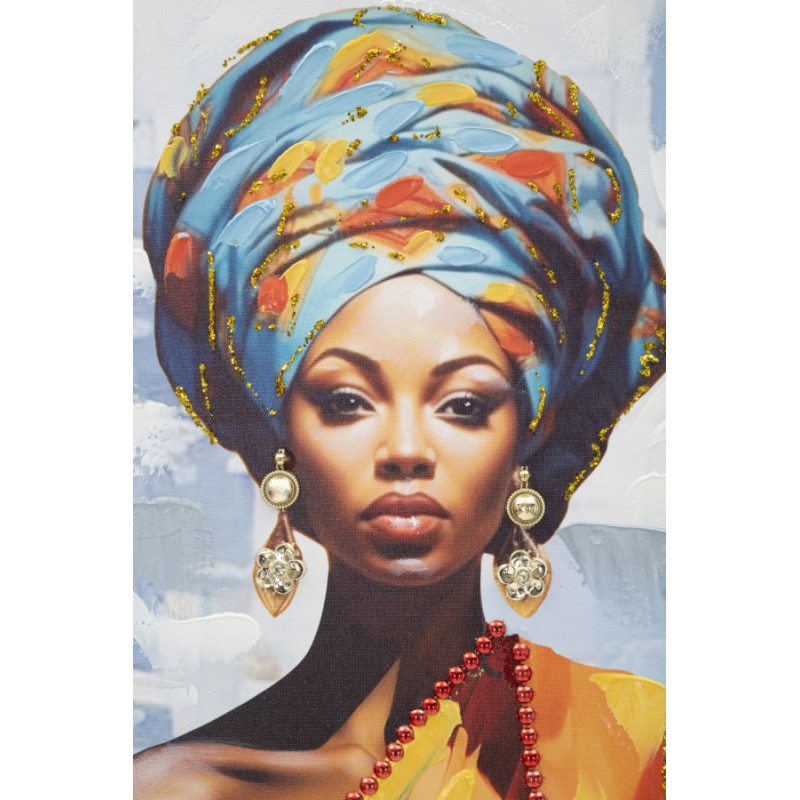 PEINTURE SUR TOILE AVEC CADRE DAPHNE -B- CM 52X4,5X152