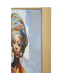 PEINTURE SUR TOILE AVEC CADRE DAPHNE -B- CM 52X4,5X152