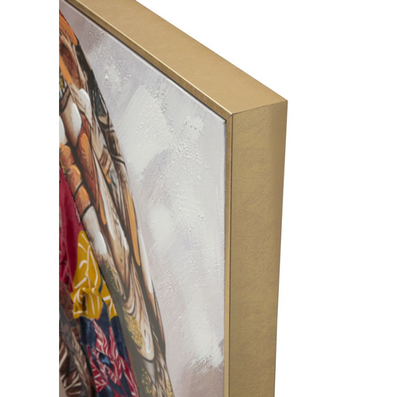 PEINTURE SUR TOILE AVEC CADRE ALEXANDRA -B- CM 92X4,5X122