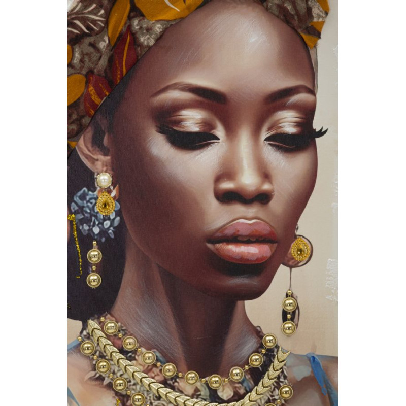PEINTURE SUR TOILE AVEC CADRE AYDA -A- CM 72X4,5X102