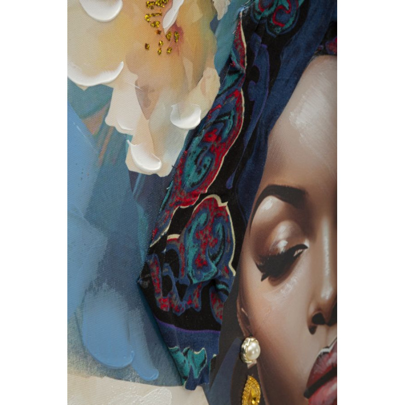 PEINTURE SUR TOILE AVEC CADRE AYDA -B- CM 72X4,5X102