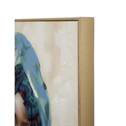 PEINTURE SUR TOILE AVEC CADRE AYDA -B- CM 72X4,5X102
