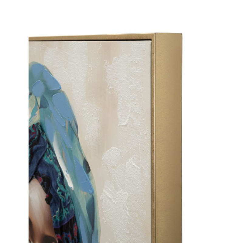 PEINTURE SUR TOILE AVEC CADRE AYDA -B- CM 72X4,5X102