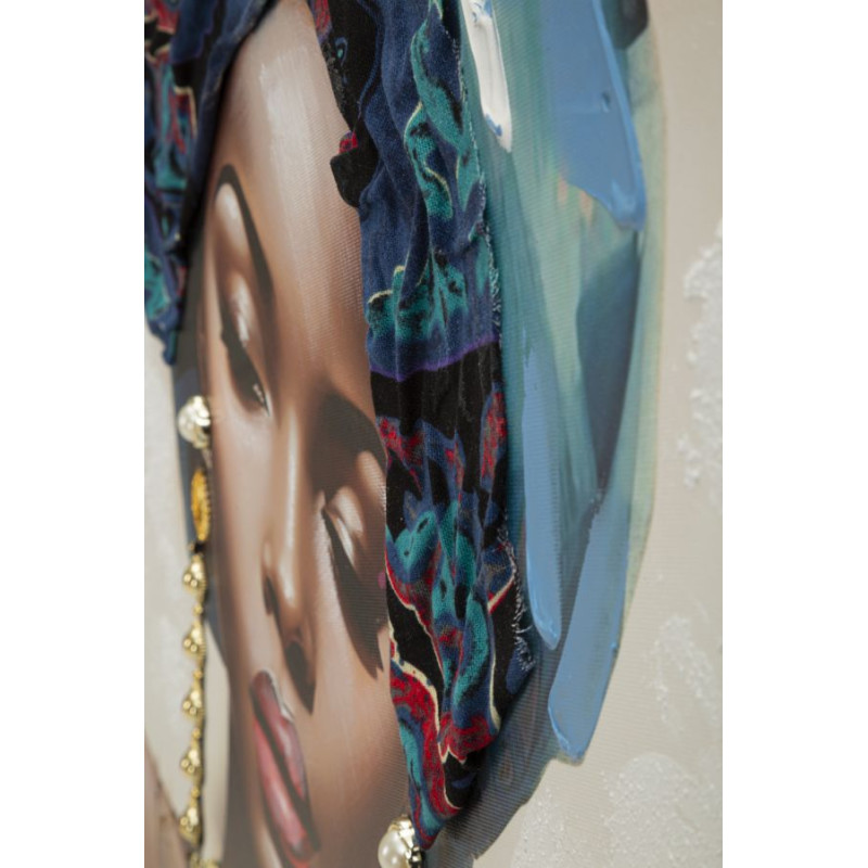 PEINTURE SUR TOILE AVEC CADRE AYDA -B- CM 72X4,5X102