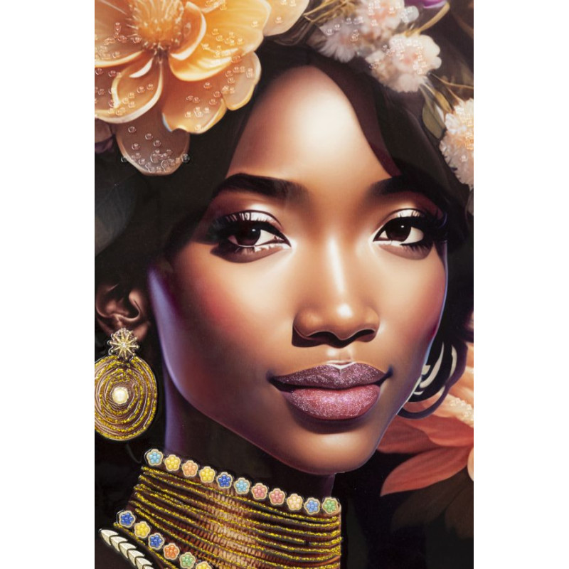 PEINTURE SUR TOILE AVEC CADRE ZENA -A- CM 72X4,5X102
