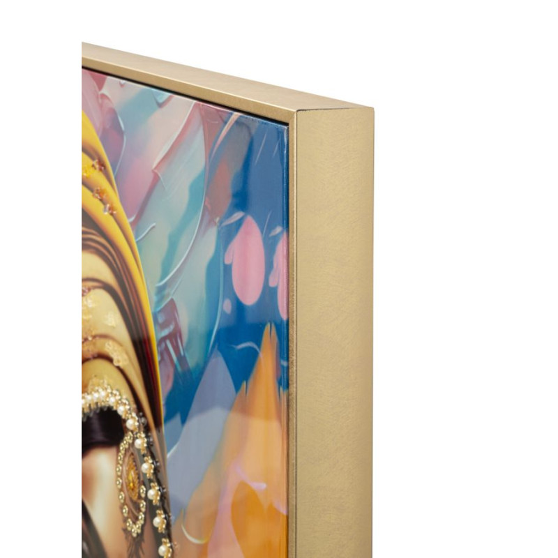 PEINTURE SUR TOILE AVEC CADRE SAMIRA -A- CM 72X4,5X102