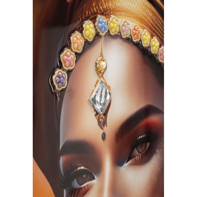 PEINTURE SUR TOILE AVEC CADRE SAMIRA -B- CM 72X4,5X102