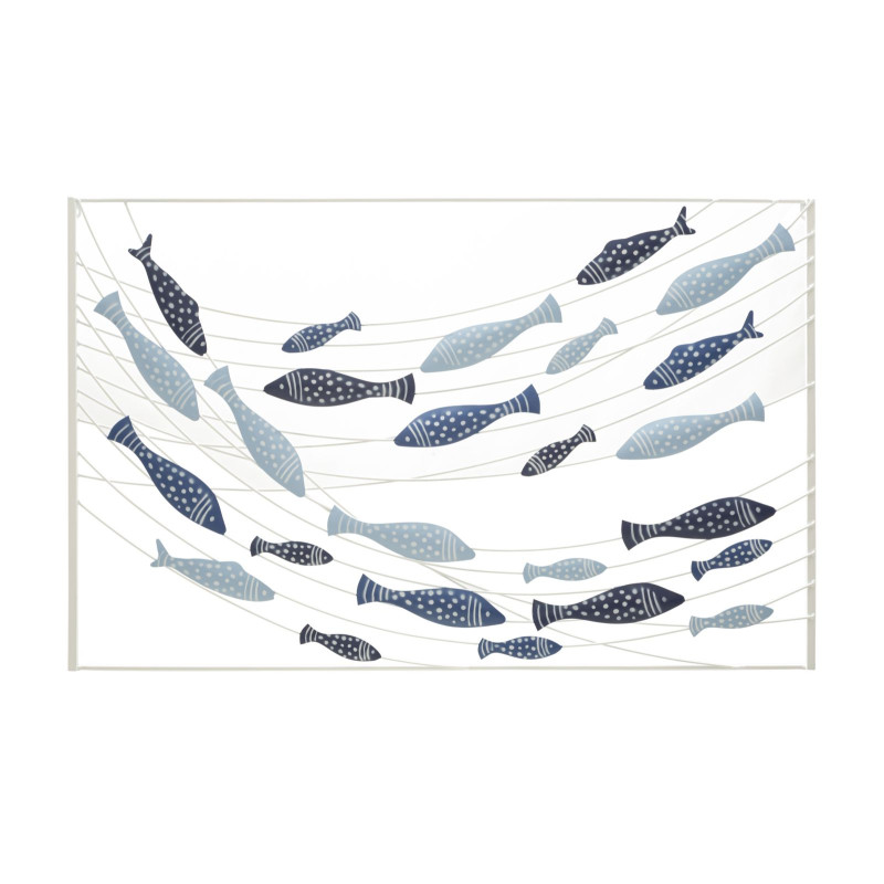 PANNEAU MURAL POISSON CM 96,5X1,5X61