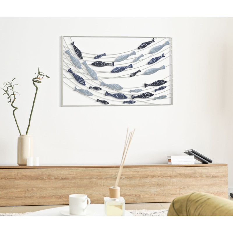 PANNEAU MURAL POISSON CM 96,5X1,5X61