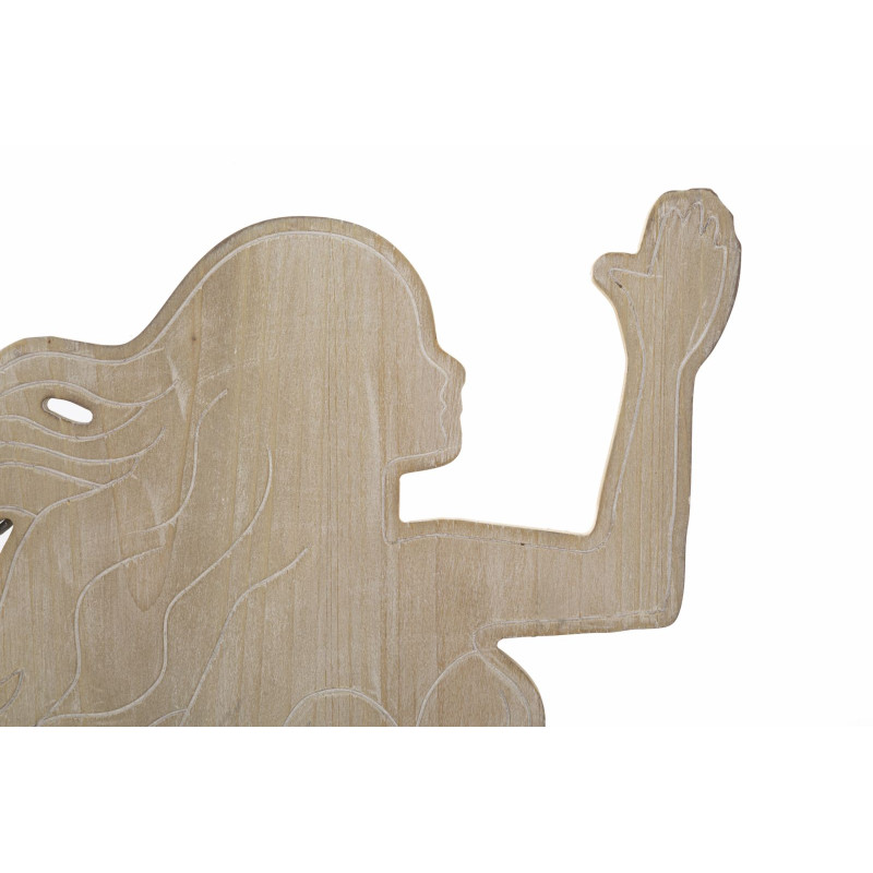 BROSSE MURALE SIRÈNE CM 30,5X2X60