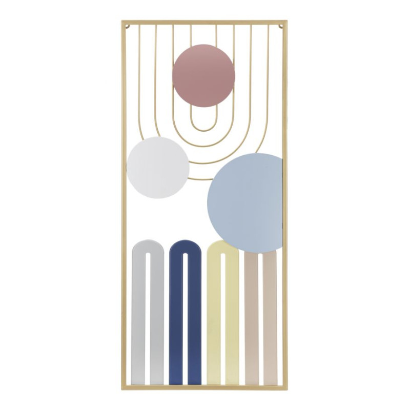 PANNEAU MURAL COLORÉ -A- CM 37X2X84