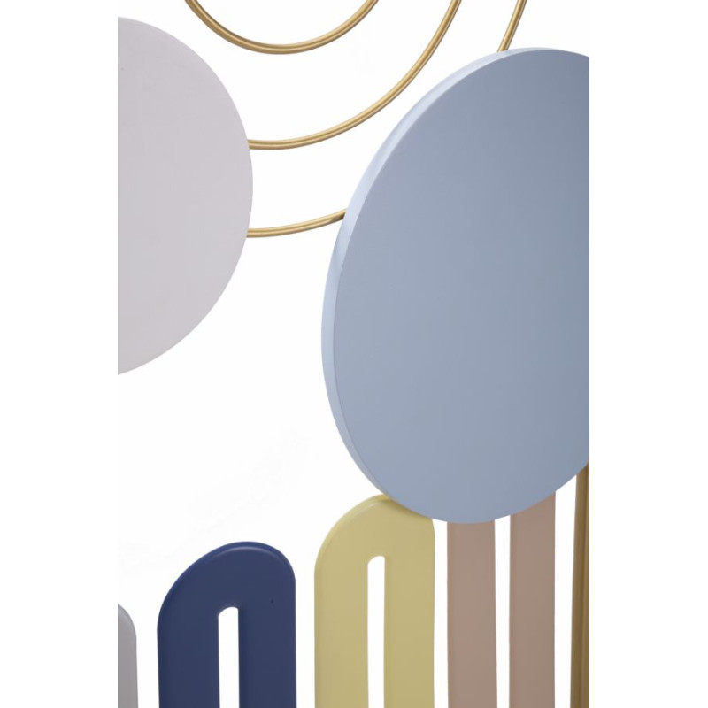 PANNEAU MURAL COLORÉ -A- CM 37X2X84