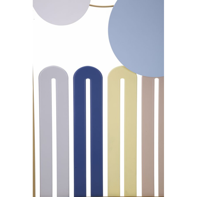 PANNEAU MURAL COLORÉ -A- CM 37X2X84