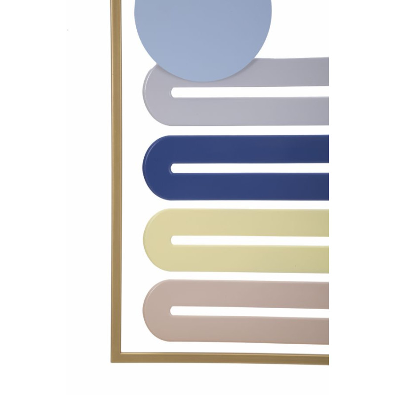 PANNEAU MURAL COLORÉ -B- CM 37,5X2X84