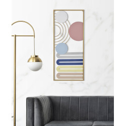 PANNEAU MURAL COLORÉ -B- CM 37,5X2X84