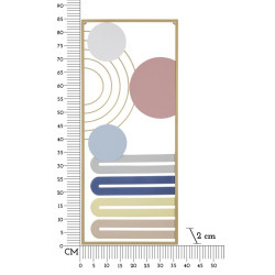 PANNEAU MURAL COLORÉ -B- CM 37,5X2X84