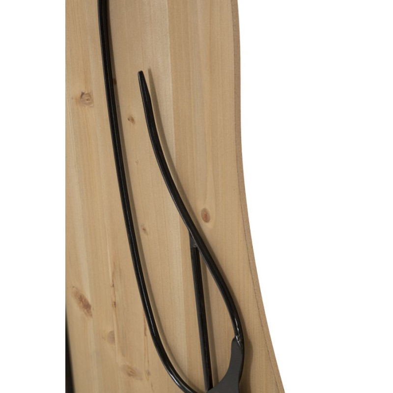 PANNEAU MURAL BEAUTY FER ET BOIS 60X2X90