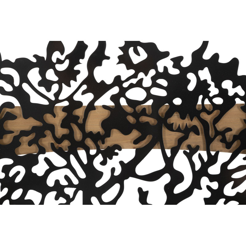 PANNEAU MURAL ARBRE FER ET BOIS ENSEMBLE 3PCS CM 176X2X90 (63X2X90-50X2X90)