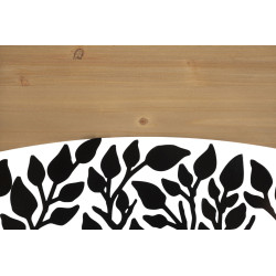 PANNEAU MURAL ARC FER ET BOIS ENSEMBLE 3PCS CM 105X2X70 (35X2X70)