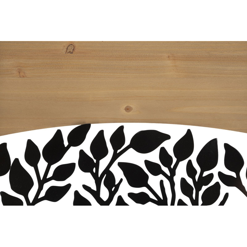 PANNEAU MURAL ARC FER ET BOIS ENSEMBLE 3PCS CM 105X2X70 (35X2X70)