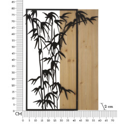 PANNEAU MURAL EN BAMBOU CM 58X2X80