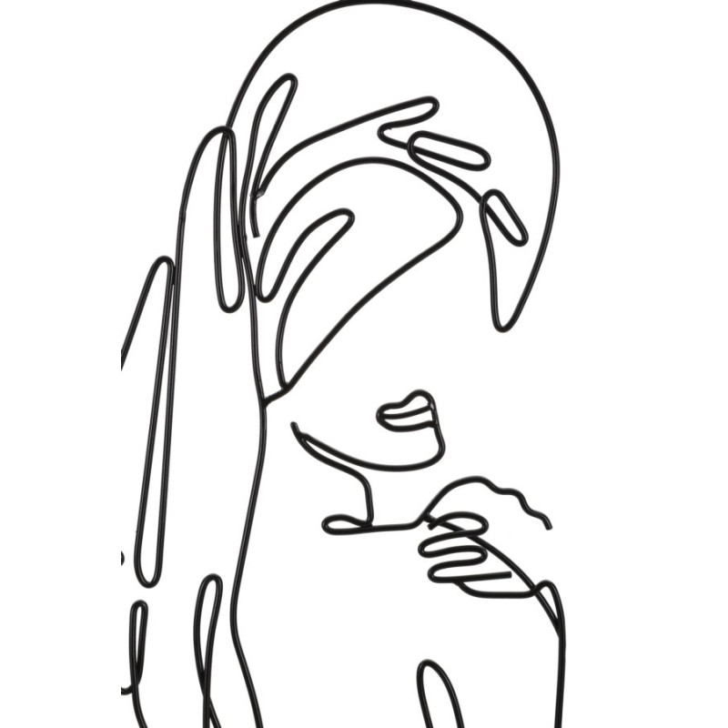 PANNEAU MURAL PORTE-SERVIETTES CM 40X1,3X70