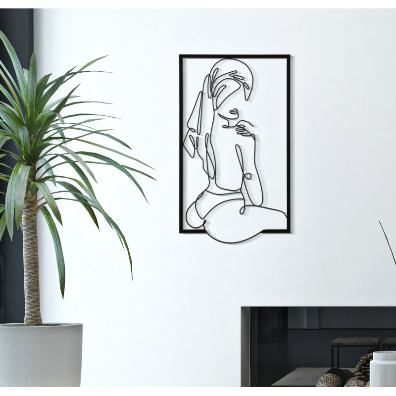 PANNEAU MURAL PORTE-SERVIETTES CM 40X1,3X70