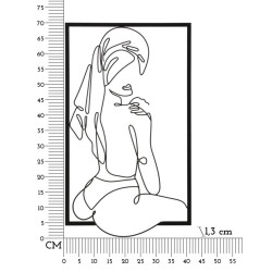 PANNEAU MURAL PORTE-SERVIETTES CM 40X1,3X70